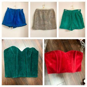 Women's Danier suede/leather lot of 5 - size S